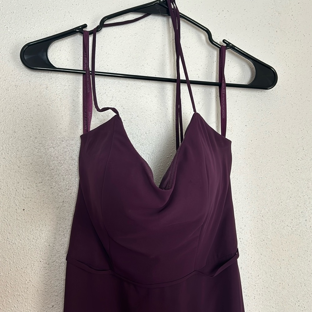Morilee by Madeline Gardner Eggplant Colored Bridesmaid’s Dress Used Once